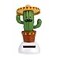 YGMONER Solar Dancing Toy Animal Solar Powered Dancing Dolls Swinging Animated Bobble Dancer Car Decor Cactus
