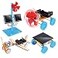 CYOEST 4 in 1 Solar Power Electric Motor STEM KitsScience Experiment Projects for Kids BeginnersElectronic Assembly Solar Powered Toy KitDIY Educational Engineering Experiments for Boys and Girls