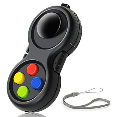 WTYCD Original Fidget Toy Game Rubberized Classical Controller Fidget Concentration Toy with 8Fidget Functions and Lanyard Excellent for Relieving Stress and Anxiety