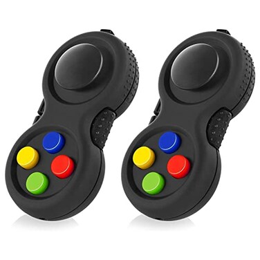 WTYCD Original Fidget Toy Game Rubberized Classical Controller Fidget Concentration Toy with 8Fidget Functions and Lanyard Excellent for Relieving Stress and Anxiety