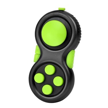 WTYCD Original Fidget Toy Game Rubberized Classical Controller Fidget Concentration Toy with 8Fidget Functions and Lanyard Excellent for Relieving Stress and AnxietyGreen