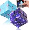 BUNMO BunMo 2 Pack Infinity Fidget Cube Pocket Fidget Toys for Kids Adults Quiet Folding Desk Fidget with Smooth Hinges Durable ABS Portable Sensory Cube