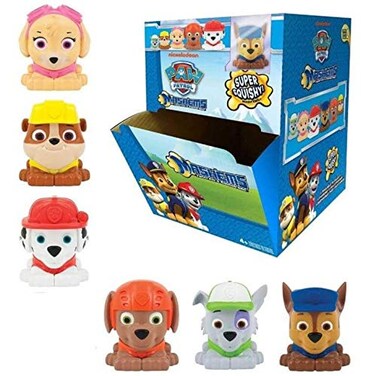 Basic Fun MashEms Paw Patrol 4 Pack 4 Blind Capsules Per Order Squishy Collectible Toy