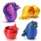 podafu 4 Pcs Mini 3D Printed Dragon Eggs with Crystal Dragon Inside Easter Egg fillers Easter Gifts for for Chrismas Thanks Giving Valentines Day Easter BithdayWithout Keychain
