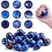 LovesTown Galaxy Stress Balls Bulk 50PCS Foam Squeeze Balls 2 inch for Stress Relief Outer Space Astronaut Party Class Reward