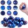 LovesTown Galaxy Stress Balls Bulk 50PCS Foam Squeeze Balls 2 inch for Stress Relief Outer Space Astronaut Party Class Reward