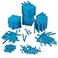 EAI Education Base Ten Intermediate Classroom Set Blue Plastic Blocks Only