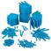 EAI Education Base Ten Intermediate Classroom Set Blue Plastic Blocks Only
