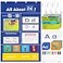 Meetory Alphabet Learning Pocket Chart Alphabet Wall Chart ABC Flash Cards Learning Material Handwriting Practice Letter Tracing Homeschool Preschool Kindergarten Learning Activities Must Haves