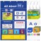 Meetory Alphabet Learning Pocket Chart Alphabet Wall Chart ABC Flash Cards Learning Material Handwriting Practice Letter Tracing Homeschool Preschool Kindergarten Learning Activities Must Haves