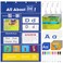 Meetory Alphabet Learning Pocket Chart Alphabet Wall Chart ABC Flash Cards Learning Material Handwriting Practice Letter Tracing Homeschool Preschool Kindergarten Learning Activities Must Haves