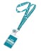 Seven20 Sherlock Holmes I Am Sherlock with 2D Heart Sherlock Teal Lanyard Charm