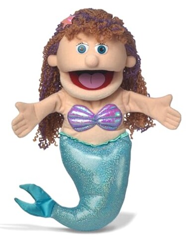 Silly Puppets 14 Mermaid Hand Puppet by