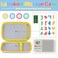 Lebakort Storage Case Compatible with GiiKER Super Blocks Pattern Matching Puzzle Original 1000 Challenges Brain Teaser Off White Red Case