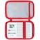 Lebakort Storage Case Compatible with GiiKER Super Blocks Pattern Matching Puzzle Original 1000 Challenges Brain Teaser Off White Red Case