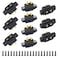 Amass 10 PCS XT60EWM Mountable XT60E Male Plug Connector with Screws for RC Drone Aircraft FPV Racing Drone