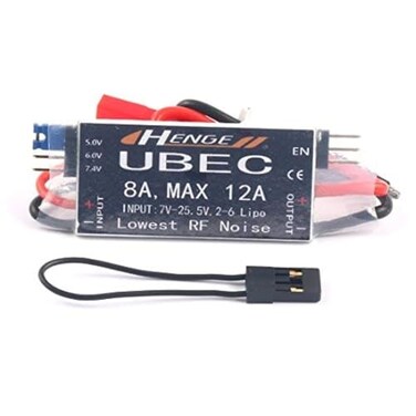 FEICHAO 8A UBEC Output 5V 6V 8A Max 12A Input 7V255V 26S Lipo 616 Cell NIMh Input Switch Mode BEC for RC Helicopters