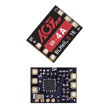 AGFRC 2PCS Mini 4A ESC Brushless DSHOT600 BLHeliS 1S Lipos Super Micro Electronic Speed Controller for RC FPV QAV Drone Multirotor Quadcopter