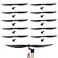 STEM Inventions 6Inch Plastic Propellers 10Pack Build Rubber Band Powered Planes Helicopters and More STEM Projects