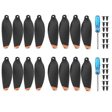 YETEETH 16 PCS Mavic Mini 2 Propellers Compatible with DJI Mini 2 Drone Replacement LowNoise and QuickRelease Blades Props AccesPropellerssories Orange