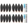 YETEETH 16 PCS Mavic Mini 2 Propellers Compatible with DJI Mini 2 Drone Replacement LowNoise and QuickRelease Blades Props AccesPropellerssories Orange