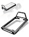QAGGUM Transmitter Protector Frame Compatible with Flysky Noble NB4 Pro NB4 Lite NB4 Aluminum Alloy Metal Protector Frame for RC Car Transmitter Black