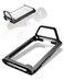 QAGGUM Transmitter Protector Frame Compatible with Flysky Noble NB4 Pro NB4 Lite NB4 Aluminum Alloy Metal Protector Frame for RC Car Transmitter Black