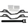 Hot Racing SXTF14GAC LCG Graphite Angled Chassis Kit SCX24