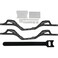 Hot Racing SXTF14GAC LCG Graphite Angled Chassis Kit SCX24