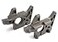 Traxxas 4930R Front Bulkheads grey LR