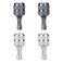 lasuroa 4pcs Drone Control Sticks 3 Pro RC Smart Controller Drone Remote Joysticks Detachable Thumb Rocker Replacement Controller Sticks Blue Silver