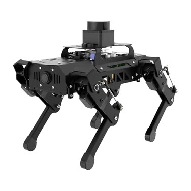 LewanSoul ROS2 Robot Dog for RaspberryPi ChatGPT Large AI Models Embodied Intelligence Programmable Robotic Dog Lidar SLAM Mapping AI Vision Voice Scene Understanding Quadruped Bionic Robot Kit with R