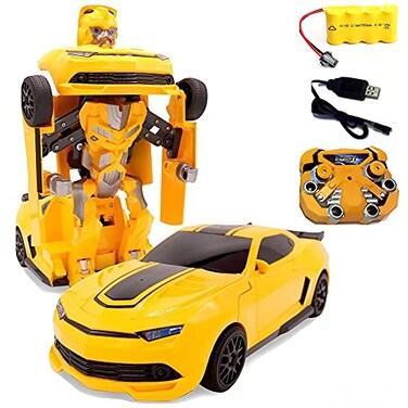 SuperPower Remote Control Transforming Robot Car Toy with OneButton Transformation