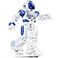 Ruko 6088 Robot Toys for kids Programmable Remote Gesture Sensing APP Control Interactive LED Face Dancing Singing Rechargeable Smart Robot Birthday Present for Age 36 Year Old Boys Girls Blue