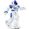 Ruko 6088 Robot Toys for kids Programmable Remote Gesture Sensing APP Control Interactive LED Face Dancing Singing Rechargeable Smart Robot Birthday Present for Age 36 Year Old Boys Girls Blue