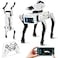 Dingdongwu Shoot Robot Dog Interactive STEM Pet with Voice Control 30 Actions APP Programming Durable Design for Kids Age 6 Compatible with iOSAndroid