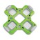 Intex Lounge Island Inflatable 4 Seat Inflatable PVC Pool Float Raft Green