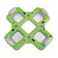 Intex Lounge Island Inflatable 4 Seat Inflatable PVC Pool Float Raft Green