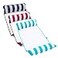 Aqua LEISURE Aqua Monterey Hammock Pool Float Three Pack Light Blue Navy BurgundyWhite Stripe 3Pack