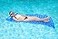 Poolmaster Roll N Go Swimming Pool Mattress Float Blue