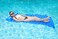 Poolmaster Roll N Go Swimming Pool Mattress Float Blue