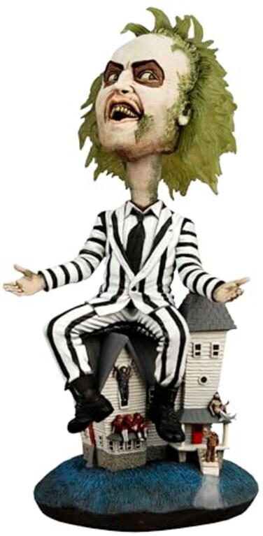 NECA Beetlejuice 1988 Head Knocker Beetlejuice Striped Suit