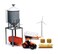 NewRay Kubota M5111 Tractor and Grain Bin Playset