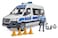 Bruder 02683 MB Sprinter Police Emergency Vehicle with Light Sound Module