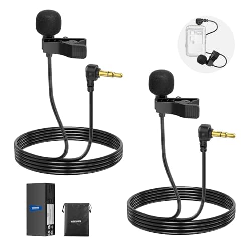 نيوير Neewer Neewer Mini Lavalier Microphone 2 Pack