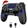 SZDILONG Upgraded Wireless Controller for Ps4 Gamepad Compatible with Ps4ProSlimWindows PCJoystick for PS4 with TouchpadStereo Headphone JackSixaxis Motion ControlCharging Cable BLACK