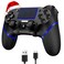 SZDILONG Upgraded Wireless Controller for Ps4 Gamepad Compatible with Ps4ProSlimWindows PCJoystick for PS4 with TouchpadStereo Headphone JackSixaxis Motion ControlCharging Cable BLACK