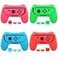 FASTSNAIL 4 Pack Grips Kit Compatible with Nintendo Switch for Joy Con WearResistant Grip Controller for Joy con OLED Model with 12 Thumb Grip