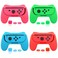 FASTSNAIL 4 Pack Grips Kit Compatible with Nintendo Switch for Joy Con WearResistant Grip Controller for Joy con OLED Model with 12 Thumb Grip