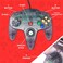 Old Skool Classic Wired Controller Joystick for Nintendo 64 N64 Game System Atomic Purple